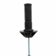Sparset 2 Rollen Handstretchfolie Handwickelfolie schwarz mit Abroller B'STAR