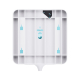 Satino Hyginity Spender Plus für Handtuchrollen mit Innenabwicklung, System CF1, 29,4 cm x 26,0 cm x 24,5 cm, weiß