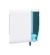 Satino Hyginity Doppelrollen Toilettenpapierspender, System MT1, 30,1 cm ×15,9 cm × 18,6 cm, weiß