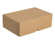 Stülpdeckelkarton DHL-Kleinpaket 241x160x80mm (Außenmaß) braun wiederverwendbar