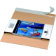 CD-Jewel-Mailer DIN Lang 225x125mm mit Fenster links | Selbstklebeverschluss & Aufreißfaden für 1 CD / DVD mit Hülle