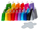 Papiertragetaschen Papiertaschen Flachhenkel 18x8x22cm grau, 70gr. 50 Stk.