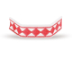 U-Clips VerschlussClips Beutelverschlüsse 33 mm Rot-Weiss Papier, 1000 Stk.
