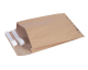 Papierversandtaschen mit Doppelfixverschluss 400x100x630 + 100mm Klappe braun, 200 Stk.