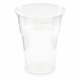 Trinkbecher klar 300 ml 0,3 l Eichstrich PLA ø 85mm, 10 Stk.