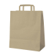 Papiertragetaschen 40+16 x 45 cm mit EAN-Code braun, 50 Stk.