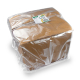 Hamburgerboxen PLUS kraft braun Fettbarriere 19,5x13,5x10cm, 50 Stk.