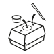 Hamburgerboxen PLUS kraft braun Fettbarriere 19,5x13,5x10cm, 50 Stk.