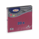 Servietten 33 x 33 cm 1/4-Falz 3-lagig bordeaux, 20 Stk.