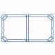 Pizzakarton -extra stark- weiß, 30 x 30 x 3 cm, 100 Stk.