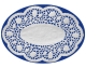 Deko-Spitzen oval, weiß, 36 x 28 cm, 100 Stk.