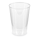 Trinkglas Trinkbecher Plastikbecher glasklar mit Eichstrich bei 250ml, 50 Stk.