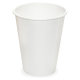 Heiß- und Kaltgetränkebecher Pappbecher weiß 350ml 420ml, Ø 90mm, 50 Stk.