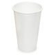 Heiß- und Kaltgetränkebecher Pappbecher weiß 400ml 510ml, Ø 90mm, 50 Stk.
