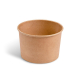 Papierbecher Feinkostbecher Eisbecher rund braun 475 ml, Ø 11cm, 50 Stk.