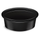 Dressingbecher Feinkostbecher schwarz PP 50 ml Ø 70 mm, 50 Stk.