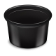 Dressingbecher Feinkostbecher schwarz PP 30 ml Ø 46 mm, 50 Stk.