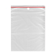 Druckverschlussbeutel 80 x 120 mm mit Rundlochung Farbstreifen rot 1000 Stk.