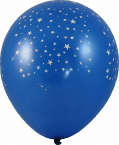 Luftballons 'Sterne' Ø 300 mm, Größe 'L', 5 Stk.