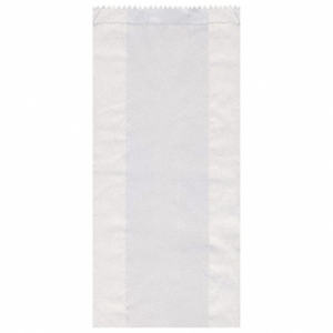 Papierfaltenbeutel weiß 12+5 x 24 cm für ca. 1kg Inhalt, 1000 Stk.