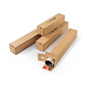 ColomPac Planversandbox 455 x 115 x 115mm mit Selbstklebeverschluss & Aufreißfaden braun