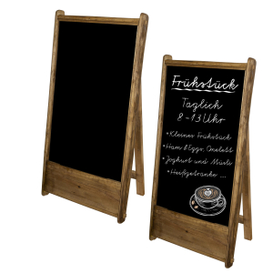 Gehweg-Kreidetafel 'Vintage', einseitig, 62x120 cm, 1 Stk.