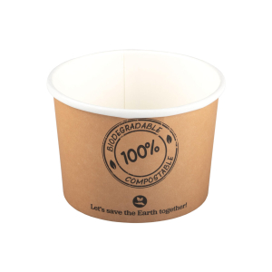 Suppenbecher ToGo aus Karton, 250ml, Ø9cm bis 100°C, 25 Stk.