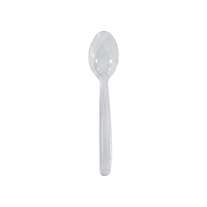 Eislöffel Kaffeelöffel Mehrweg spülmaschinengeeignet 13cm transparent, 50 Stk
