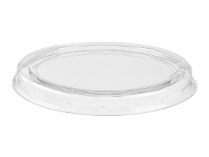 Deckel für Dressingbecher Dipschale 30ml 60ml aus PLA rund, 50 Stk.