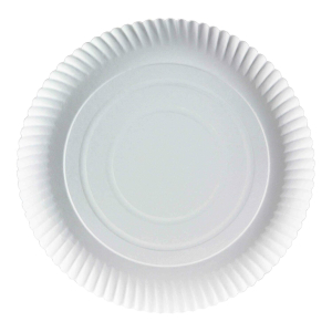 Pappteller tief 26A, rund 26 cm, 2 cm tief, 50 Stk.