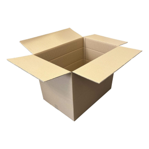 Faltkarton 650x450x(250)-500mm mit variabler Höhe 2-wellig braun
