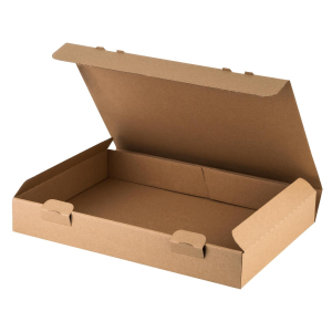 Versandkarton 343x250x49mm schnelle Aufrichtung mit Steckverschluss Maxibrief und Warensendung braun B-W