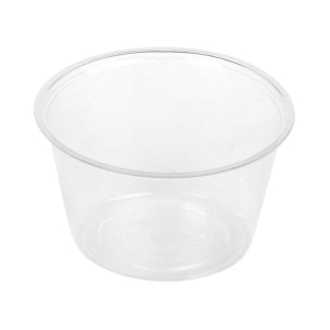 Dressingbecher rund 90ml Höhe 4,1 cm Ø 70mm PLA 100 Stk.
