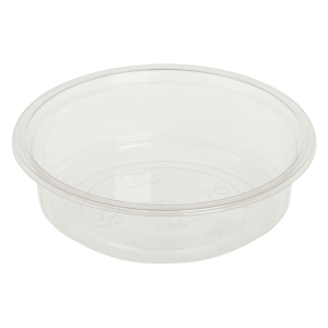 Feinkostbecher transparent aus PLA 240 ml Ø 12,1 cm, 50 Stk.