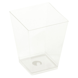 Kova Feinkostbecher aus PLA glasklar 160ml 5,9x5,9x7,2cm, 50 Stk.