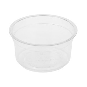 Dressingbecher rund 120 ml Höhe 4,5 cm Ø 76 mm aus PLA 50 Stk.