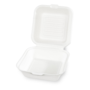 Hamburgerbox Burgerboxen groß 145x133x75mm geschäumt, weiß, 125 Stk.