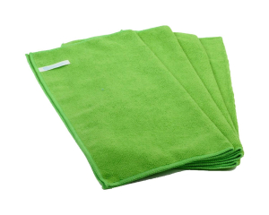 Premium Mikrofasertücher 40x40cm grün, waschbar extra stark, 20 Stk.