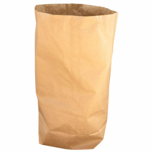 Papier Müllsäcke 120 L 70x95+22cm 2-lagig kompostierbar braun, 25 Stk.