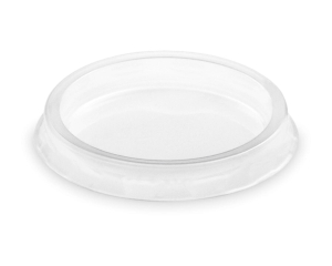 Kunststoffdeckel Transparent mit Ø 70 mm für Pappbecher Eisbecher, 50 Stk.