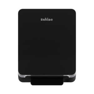 Satino Hyginity Autocut Handtuchrollenspender, System SYS1, 41,8 cm x 31,8 cm x 23,2 cm, schwarz