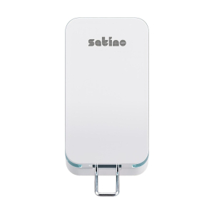 Satino Hyginity Clean&Care Seifenspender 500 ml, System SF2, 26,1 cm x 12,2 cm x 11,7 cm, manuell, weiß
