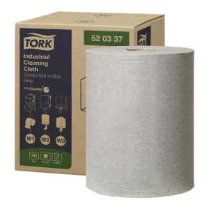 Tork Premium Reinigungstücher 520 grau 32 x 38 cm, 1 Rolle je 390 Blatt