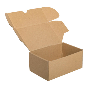 Stülpdeckelkarton DHL-Kleinpaket 176x118x80mm (Außenmaß) braun wiederverwendbar