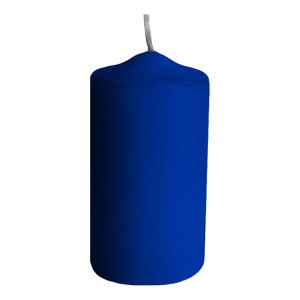Stumpenkerze Ø 60 x 120 mm, 30 Stunden Brenndauer, dunkelblau
