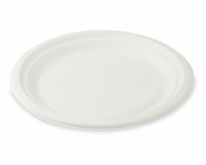 Grillteller Fleischteller rund aus Zuckerrohr Bagasse Ø 22 cm, 10 Stk.