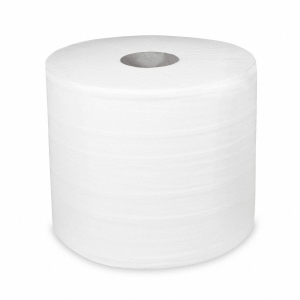 Industrie-Putztuchrolle geprägt Tissue 2-lagig Ø 27 x 38cm x 304m weiß, 2 Stk.