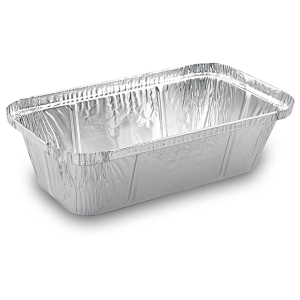 Alu-Servierschalen Menüschale 720ml 200x112x54mm, 100 Stk.