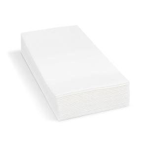 Servietten 33 x 33 cm 1/8 -Kopffalz, 2-lagig weiß, 250 Stk.