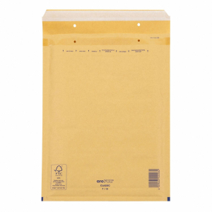 AROFOL CLASSIC Luftpolstertasche 7/G-17, 230x340mm, für C4+, braun